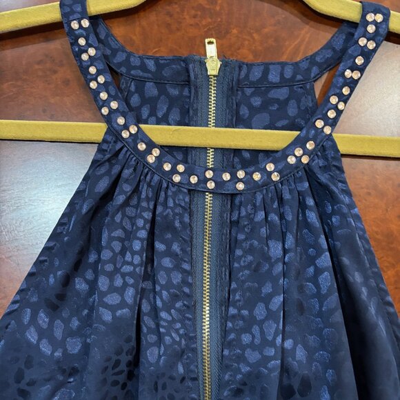 Navy Blue Marilyn Monroe Romper - Picture 4 of 12